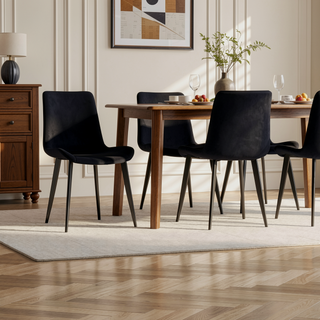 Sunvega PU Leather Dining Chairs with Ergonomic Design for Home and Office Use