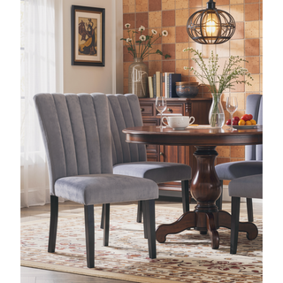 Sunvega Transitional Dining Table with Faux White Marble Top and Black Wood Base