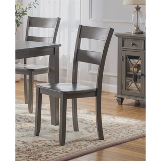 Sunvega Contemporary Rectangular Dining Table with Wood Base and Gray Finish