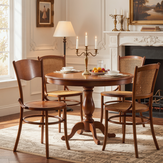 Sunvega Solid Wood Dining Chairs Set of 2 Fully Assembled for Dining Room and Living Room