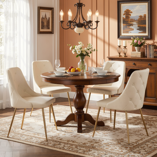 Sunvega LumiSource Giovanni Contemporary Faux Leather Accent Dining Chair Set