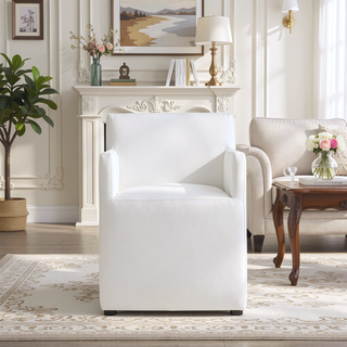 Sunvega Modern Dining Chair in Luxurious Faux Leather for Dining Room