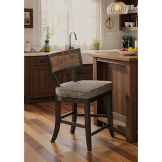Sunvega Modern Contemporary Ash Grey Solid Wood Veneer 1pc Bench with Cream Cushion Seat