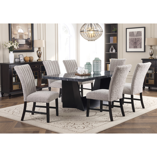 Sunvega Rustic Grey Solid Wood Round Dining Table with Open Shelf Storage