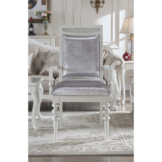 Sunvega Extendable Dining Table with Removable Leaf and Sparkling Rhinestone Inlays