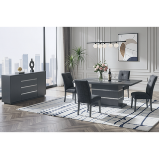 Sunvega Light Gray Contemporary Bar Stools with Padded Slat Design Back-Seat Cushions