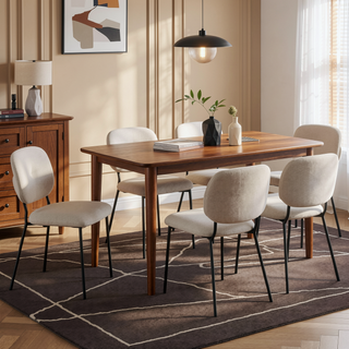 Sunvega Modern Bamboo Plywood Dining Table with Sleek Design for Contemporary Living
