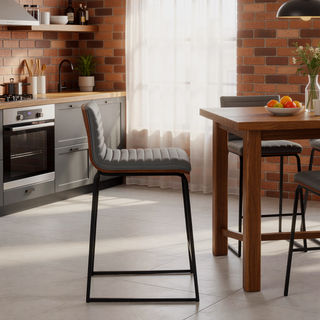 Sunvega Mason Mara Contemporary Fixed Height Counter Stool Set of 2