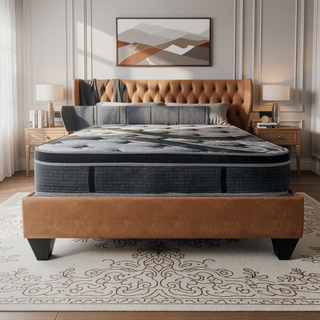 Sunvega King Size Plush Memory Foam Mattress with Euro Top Design for Added Comfort