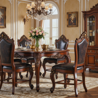 Sunvega Butterscotch and Antique Pearl Armless Counter Height Chairs with Footrest