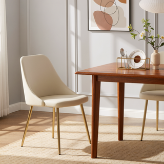 Sunvega LumiSource Giovanni Contemporary Faux Leather Accent Dining Chair Set