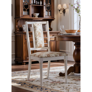 Sunvega Modern Natural Finish Dining Table with Double Pedestal Base