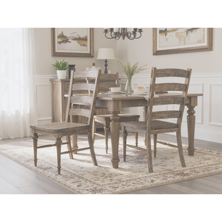 Sunvega Sandstone Buff Ladderback Dining Chairs in a Set of 2