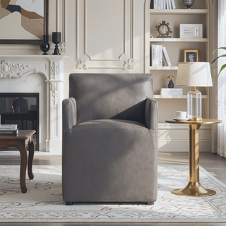 Sunvega Modern Dining Chair in Luxurious Faux Leather for Dining Room