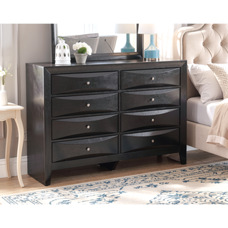 Sunvega Dark Brown Tufted Polyurethane Upholstered King Size Bed Frame