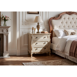 Sunvega Dark Brown Tufted Polyurethane Upholstered King Size Bed Frame