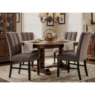 Sunvega Contemporary Modern Square Faux Marble Top Dining Table with Black Legs