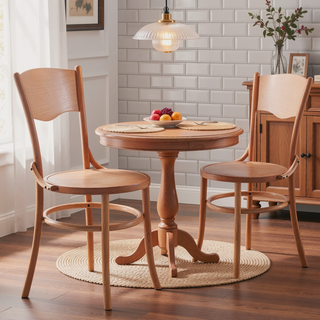 Sunvega Solid Wood Dining Chairs Set of 2 Fully Assembled for Dining Room and Living Room