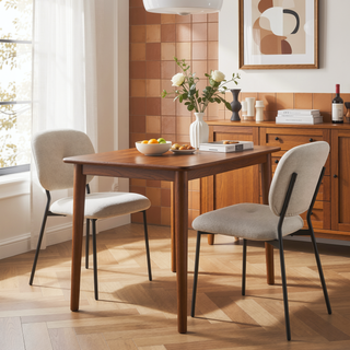 Sunvega Modern Bamboo Plywood Dining Table with Sleek Design for Contemporary Living