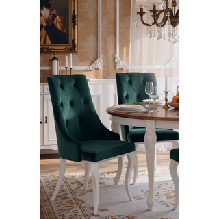 Sunvega Black Synthetic Leather & Chrome Metal High Back Armless Side Chair Set of 2