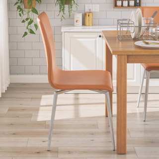 Sunvega Mason Contemporary Upholstered Chair with Swivel Seat and Stainless Steel Base