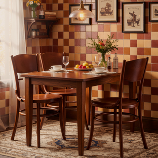 Sunvega Solid Wood Dining Chairs Set of 2 Fully Assembled for Dining Room and Living Room