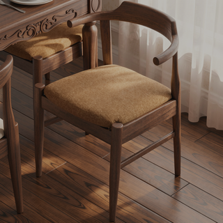 Sunvega Mid-Century Modern Leather Dining Chair Set of 2 for Living Room