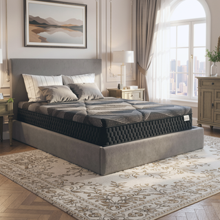 Sunvega Diamond Matrix Copper Cooling Hybrid Waterfall Top Mattress with Medium Feel