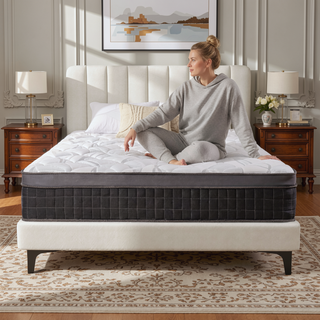 Sunvega 10 Inch Queen Size Breathable Cooling Gel Memory Foam Hybrid Mattress