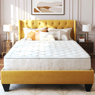 Sunvega 9 in. Full Size Pocket Coil Spring Mattress with Pressure Relief and Low Motion Transfer