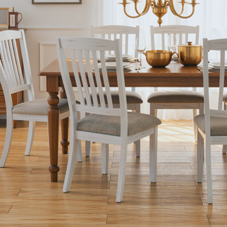 Sunvega Space Saving Wooden Folding Dining Chair with Stable Structure for Small Areas