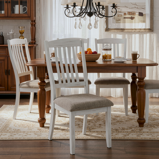 Sunvega Space Saving Wooden Folding Dining Chair with Stable Structure for Small Areas
