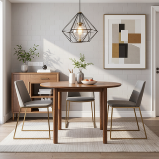 Sunvega Contemporary Gold Steel and White Faux Leather Barstool Set with Footrest