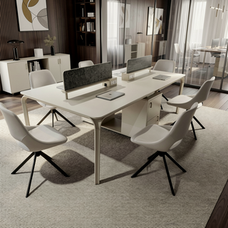 Sunvega Modern PU Leather Swivel Dining Chairs Set of 2 with Auto-Return and High Back