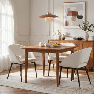 Sunvega Contemporary Faux Leather Chair with Cut Out Design and Metal Legs