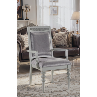 Sunvega Extendable Dining Table with Removable Leaf and Sparkling Rhinestone Inlays