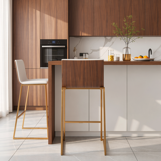 Sunvega Mason Mara Contemporary Fixed Height Counter Stool Set of Two