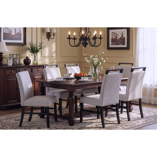 Sunvega Modern Charcoal Upholstered Dining Bench with Soft Fabric and Wooden Legs