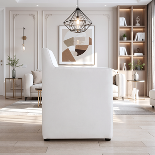 Sunvega Modern Dining Chair in Luxurious Faux Leather for Dining Room