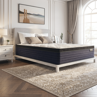 Sunvega Diamond Cleo Cooling Copper Memory Foam Hybrid Mattress with Euro-Top 14" Firm