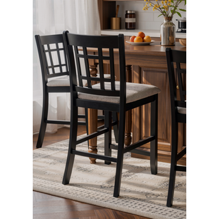 Sunvega Contemporary 18" Extendable Leaf Storage Table with Two-Tone Chalk Gray Finish
