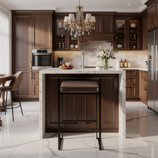 Sunvega Contemporary Stackable Counter Stool with Upholstered Padded Seat and Welded Frame