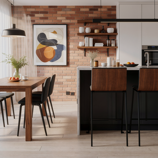 Sunvega Mason Mara Contemporary Fixed Height Counter Stool Set of 2