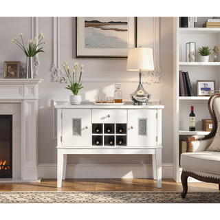 Sunvega Gray Velvet & White High Gloss Finish Side Chair with Wood Legs Set of 2