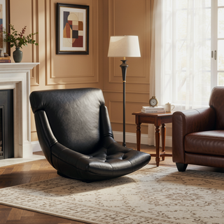 Sunvega Contemporary Upholstered Dining Chairs with Tufted Diamond Stitch and Wood Legs