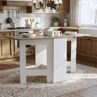 Sunvega Gateleg Folding Table with Transformative Design and Elegant Finish