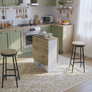Sunvega Gateleg Folding Table with Transformative Design and Elegant Finish
