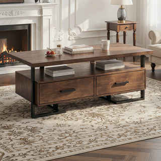 Sunvega Transitional Walnut Finish Wooden Bench Contemporary Dining Furniture