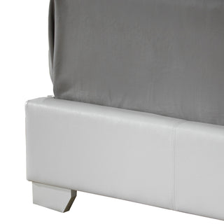 Sunvega Sleek Black Full Bed Frame with Chic Finish for Casual Elegance