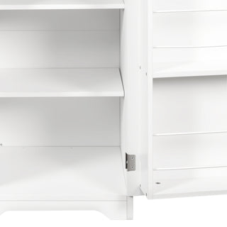 Sunvega Laundry Cabinet with 2 Removable Liner Bags for Easy Sorting and Storage